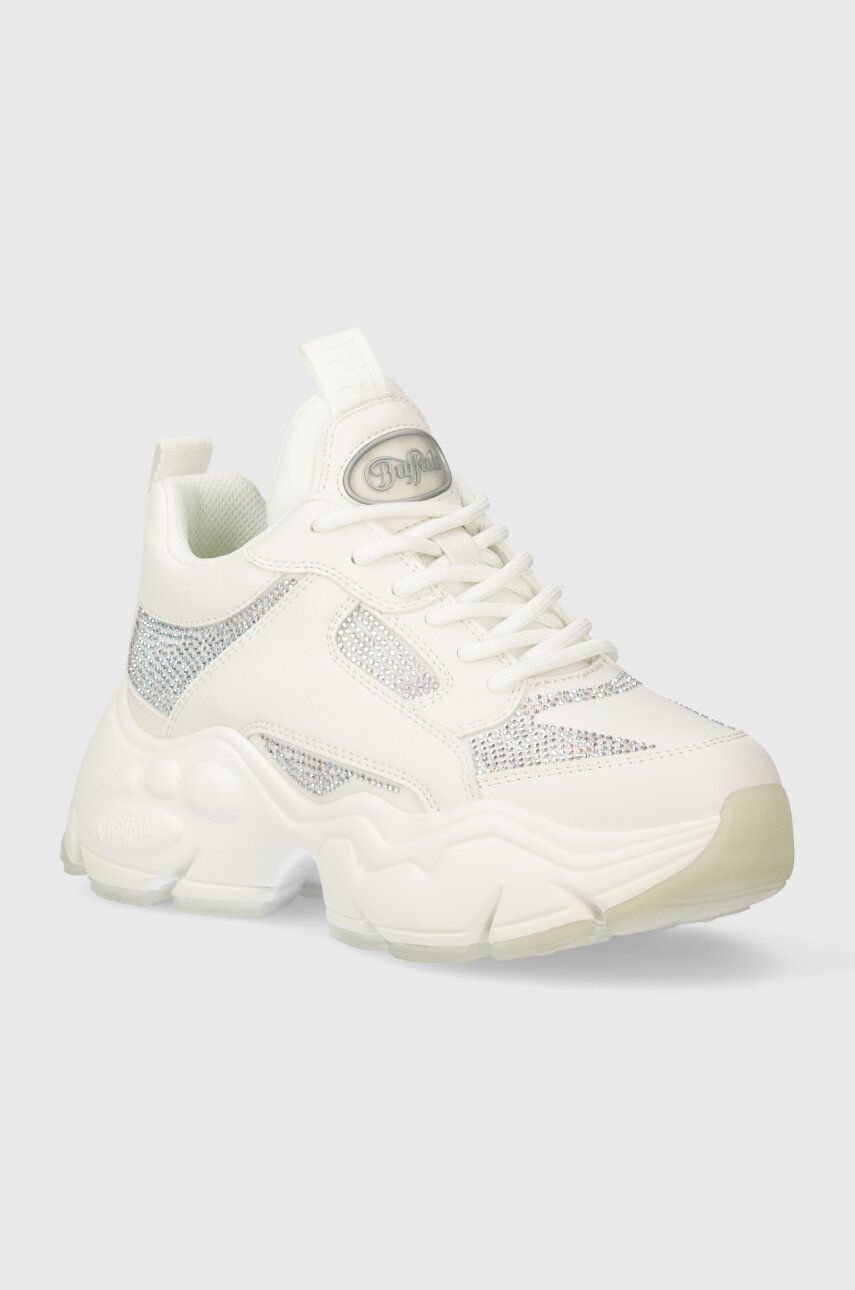 Buffalo sneakers Binary Athena Glam culoarea alb, 1636089.WHT Buffalo sneakers Binary Athena Glam culoarea alb, 1636089.WHT