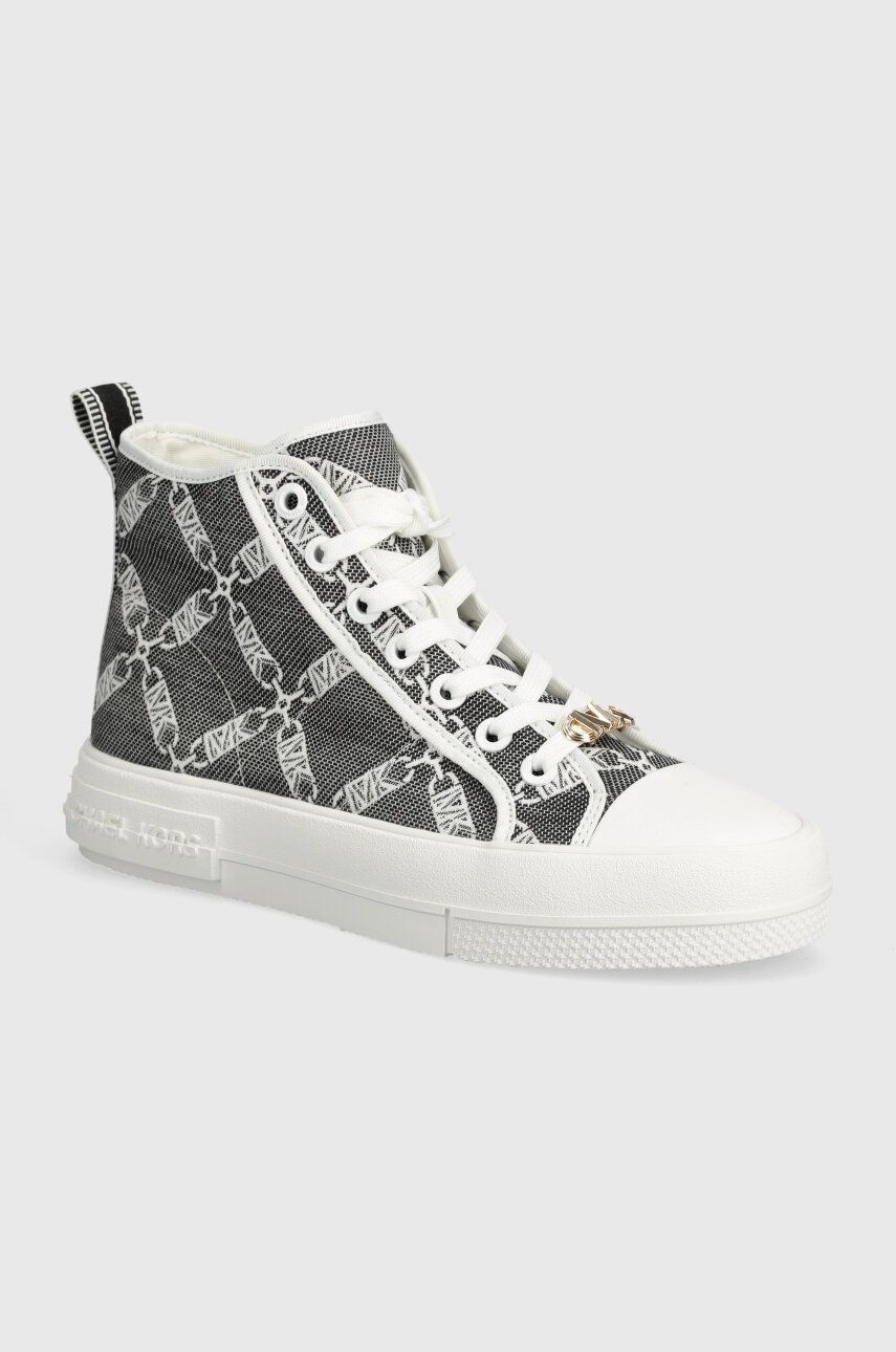 MICHAEL Michael Kors tenisi Evy High Top femei, culoarea gri, 43F3EYFE1Y MICHAEL Michael Kors tenisi Evy High Top femei, culoarea gri, 43F3EYFE1Y