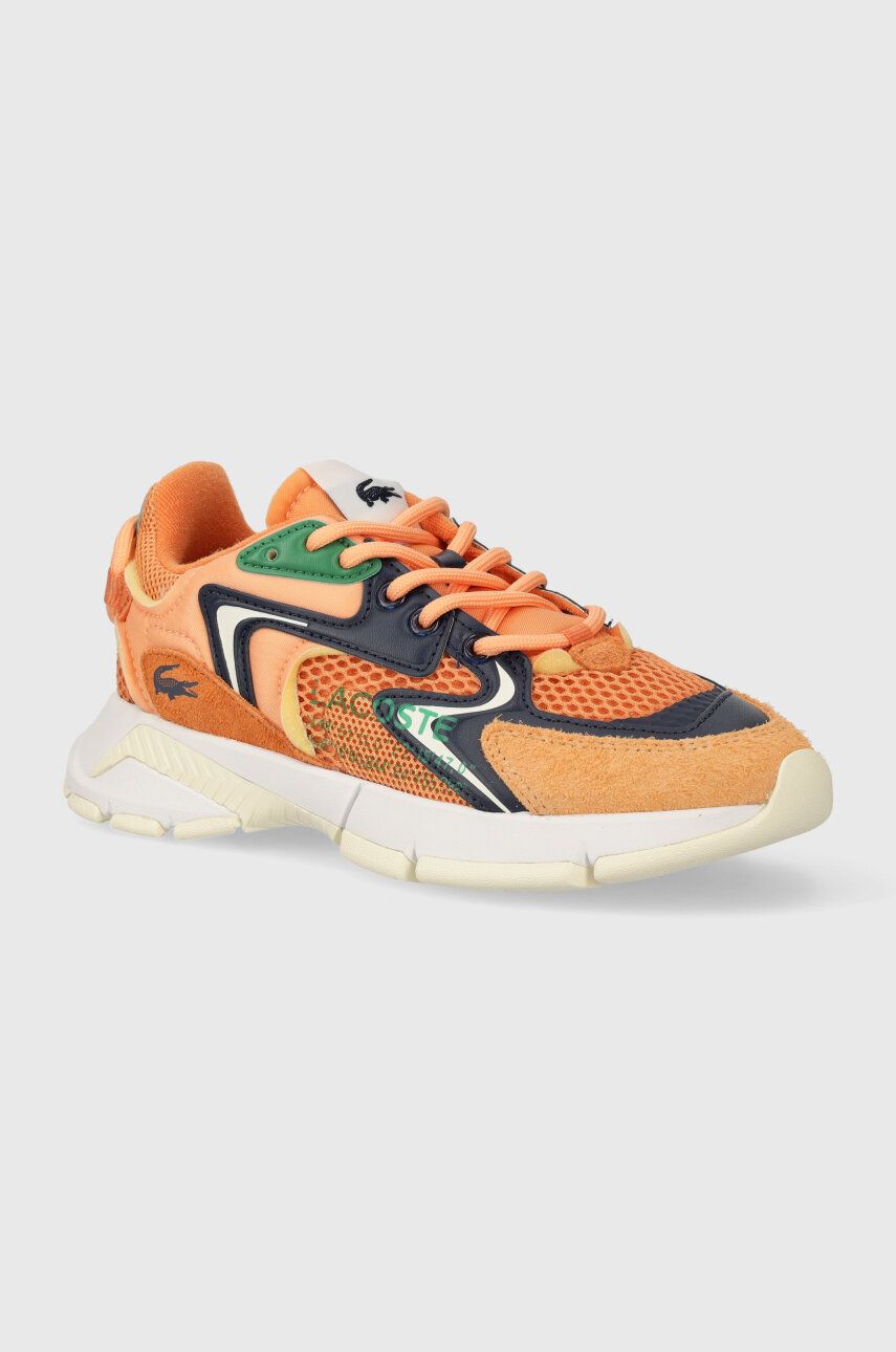 Lacoste sneakers L003 Neo Contrasted Textile culoarea portocaliu, 47SFA0007 Lacoste sneakers L003 Neo Contrasted Textile culoarea portocaliu, 47SFA0007