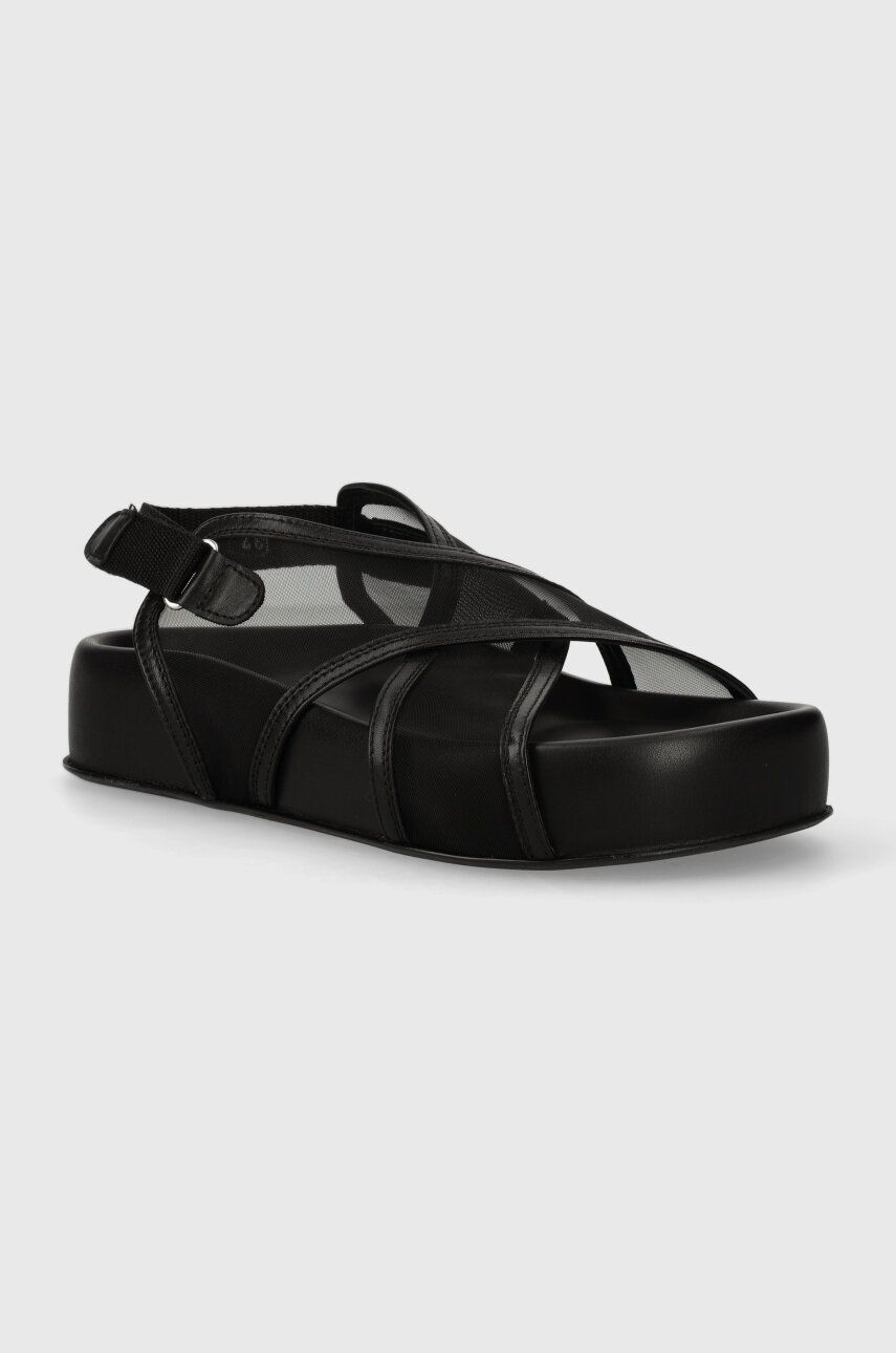 AGL sandale Jane Cross femei, culoarea negru, cu platforma, D685012PGK62481013 AGL sandale Jane Cross femei, culoarea negru, cu platforma, D685012PGK62481013
