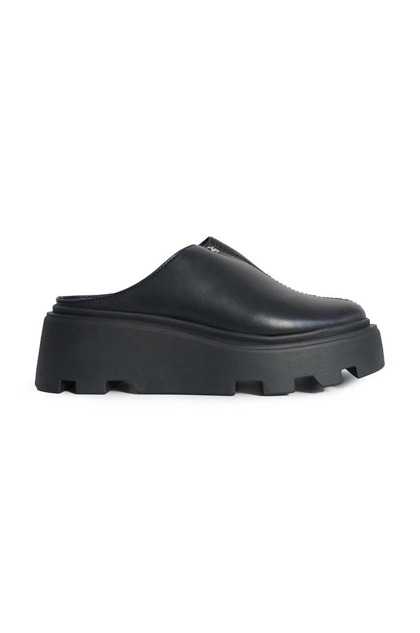 Altercore papuci Bella femei, culoarea negru, cu platforma, Bella.Vegan Altercore papuci Bella femei, culoarea negru, cu platforma, Bella.Vegan
