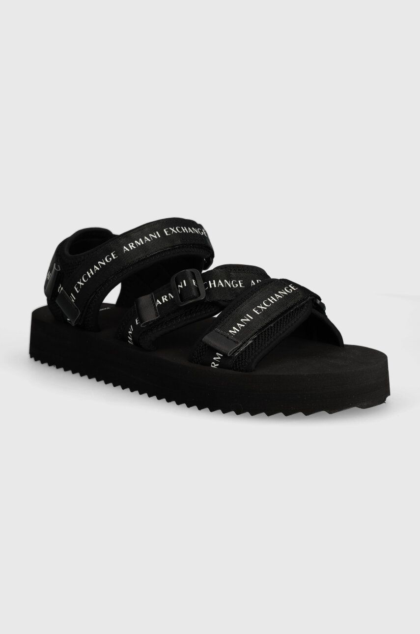 Armani Exchange sandale barbati, culoarea negru, XUP014 XV819 00002 Armani Exchange sandale barbati, culoarea negru, XUP014 XV819 00002