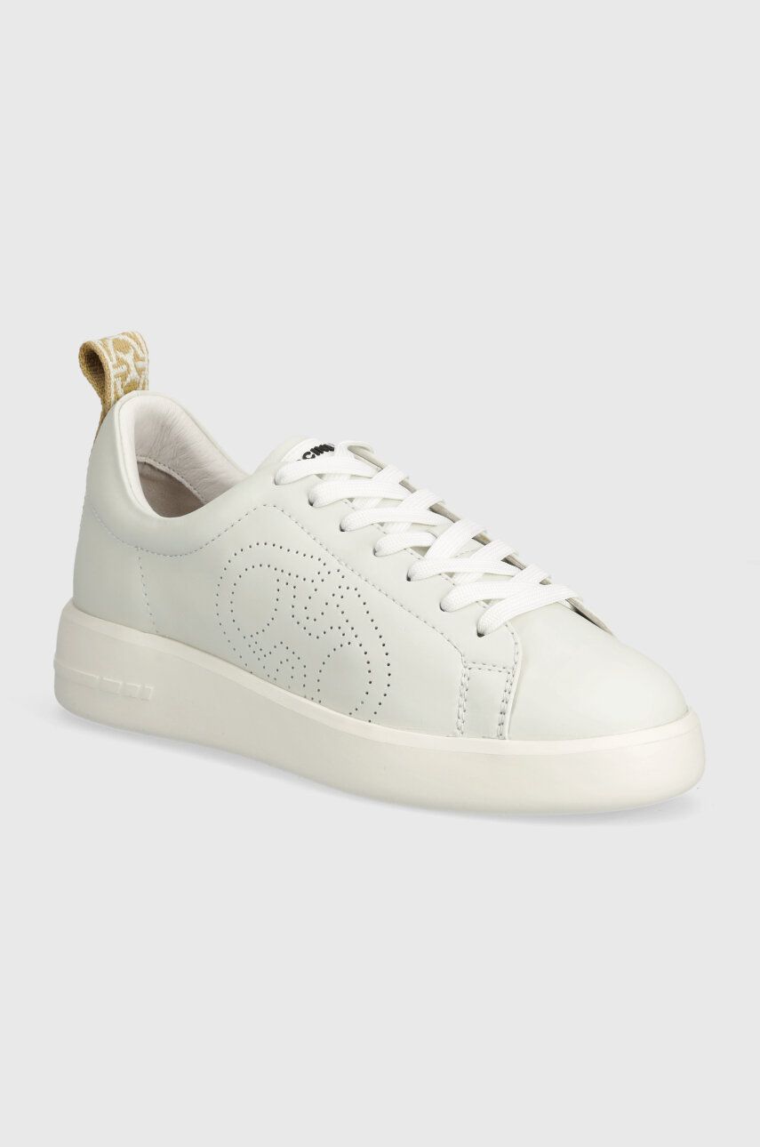 Coccinelle sneakers din piele culoarea alb, PWT 24 01 01 877 Coccinelle sneakers din piele culoarea alb, PWT 24 01 01 877