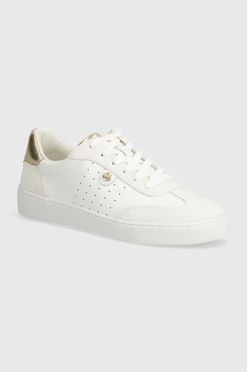 MICHAEL Michael Kors sneakers din piele Scotty culoarea alb, 43S4SCFS1L MICHAEL Michael Kors sneakers din piele Scotty culoarea alb, 43S4SCFS1L