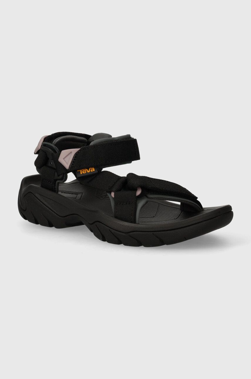 Teva sandale Terra Fi 5 Universal femei, culoarea negru, 1099443 Teva sandale Terra Fi 5 Universal femei, culoarea negru, 1099443