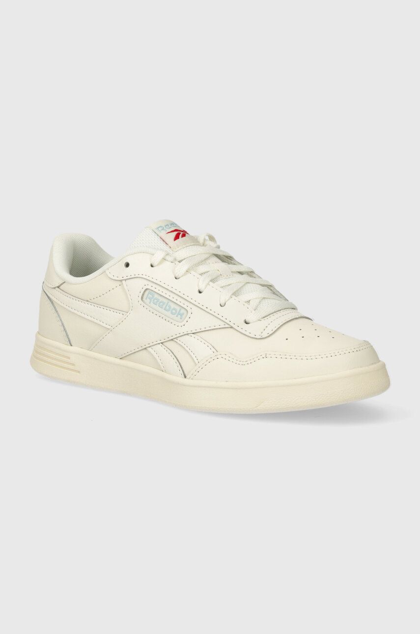 Reebok Classic sneakers din piele Court Advance culoarea bej, 100010640 Reebok Classic sneakers din piele Court Advance culoarea bej, 100010640