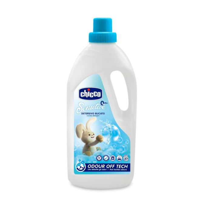 Detergent lichid hipoalergenic Chicco pentru haine, 1.5litri, 0luni+ Detergent lichid hipoalergenic Chicco pentru haine, 1.5litri, 0luni+