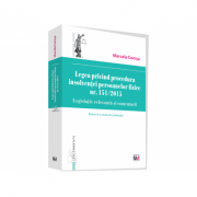 Legea privind procedura insolventei persoanelor fizice nr. 151/2015. Legislatie relevanta si comentarii - Marcela Comsa Legea privind procedura insolventei persoanelor fizice nr. 151/2015. Legislatie relevanta si comentarii - Marcela Comsa