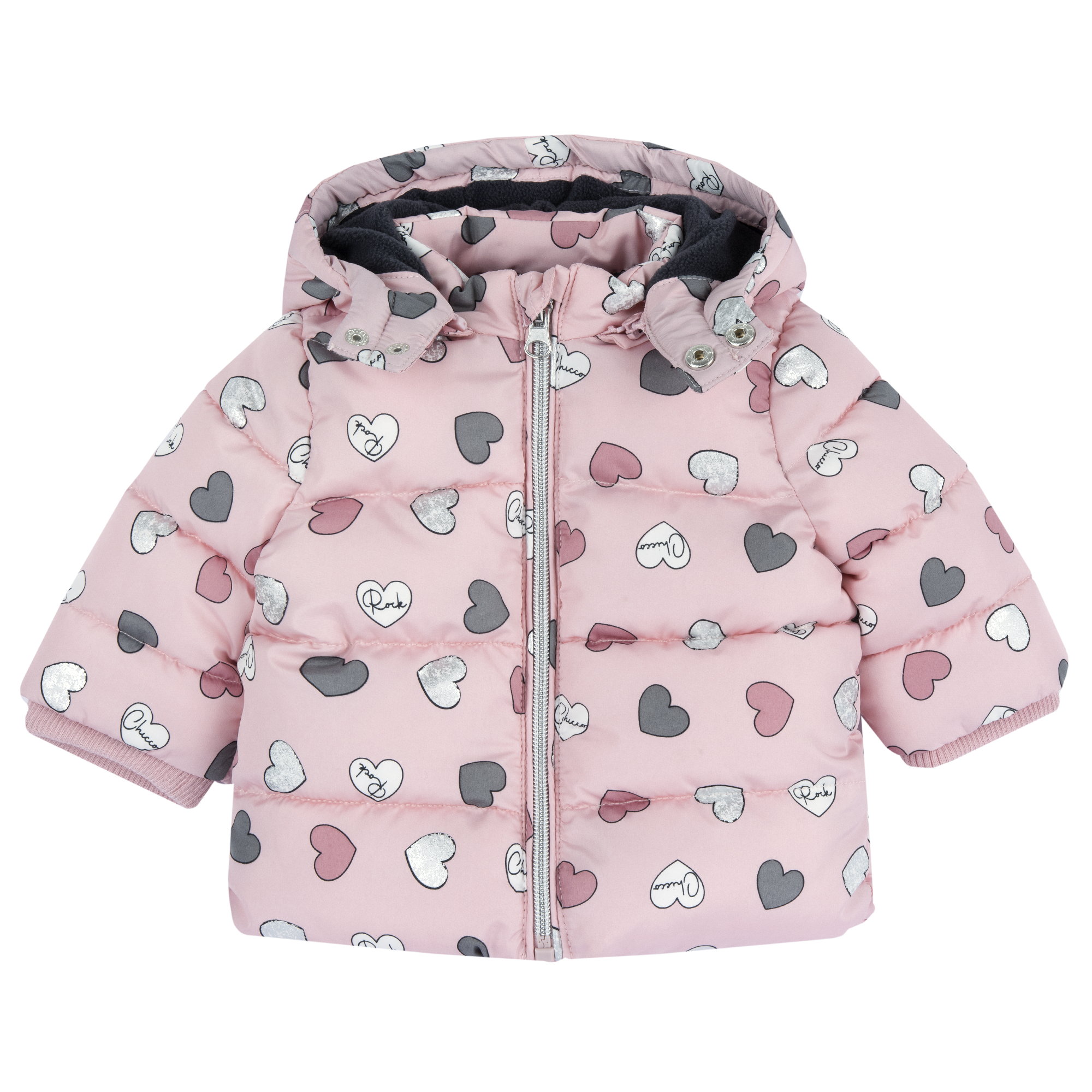 Jacheta copii Chicco matlasata cu gluga, roz prafuit, 87770-65MFCO Jacheta copii Chicco matlasata cu gluga, roz prafuit, 87770-65MFCO