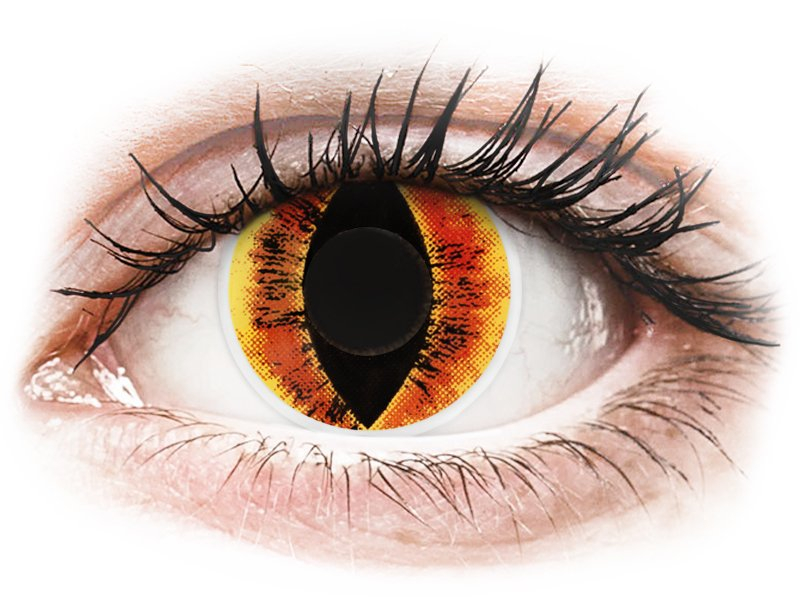 Lentile de contact colorate ColourVUE Crazy Lens - Saurons Eye - fără dioptrie (2 lentile) Lentile de contact colorate ColourVUE Crazy Lens - Saurons Eye - fără dioptrie (2 lentile)
