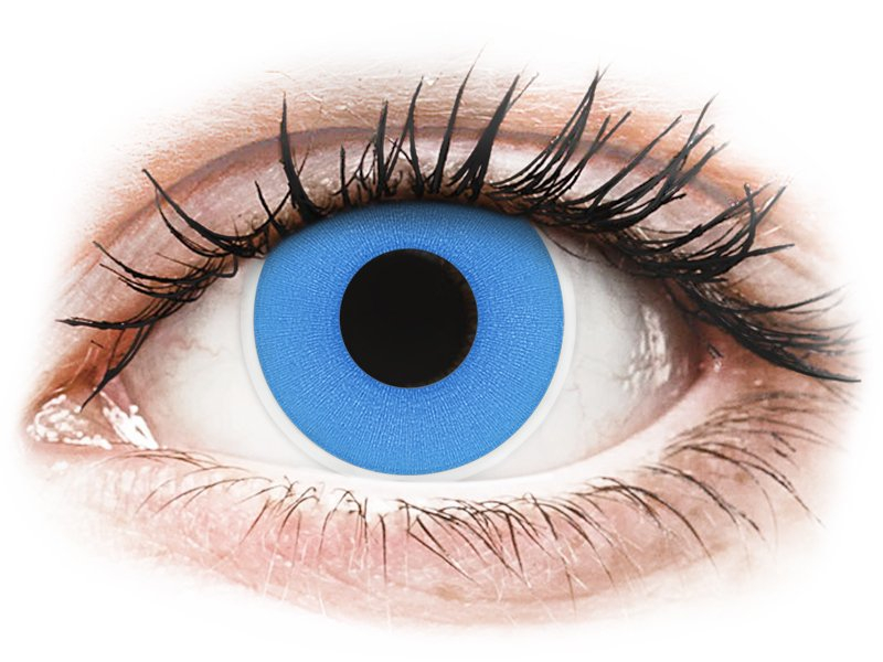 Lentile de contact colorate ColourVUE Crazy Lens - Sky Blue - fără dioptrie (2 lentile) Lentile de contact colorate ColourVUE Crazy Lens - Sky Blue - fără dioptrie (2 lentile)