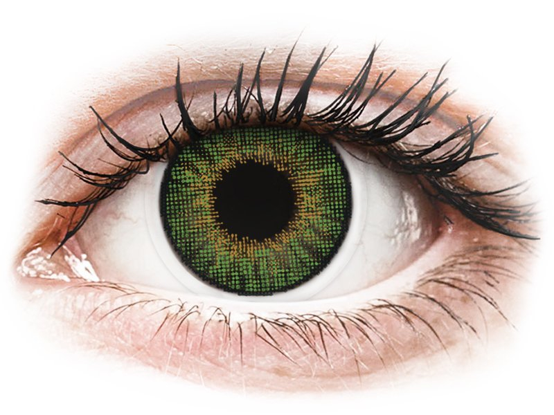Lentile de contact colorate Air Optix Colors - Green - cu dioptrie (2 lentile) Lentile de contact colorate Air Optix Colors - Green - cu dioptrie (2 lentile)