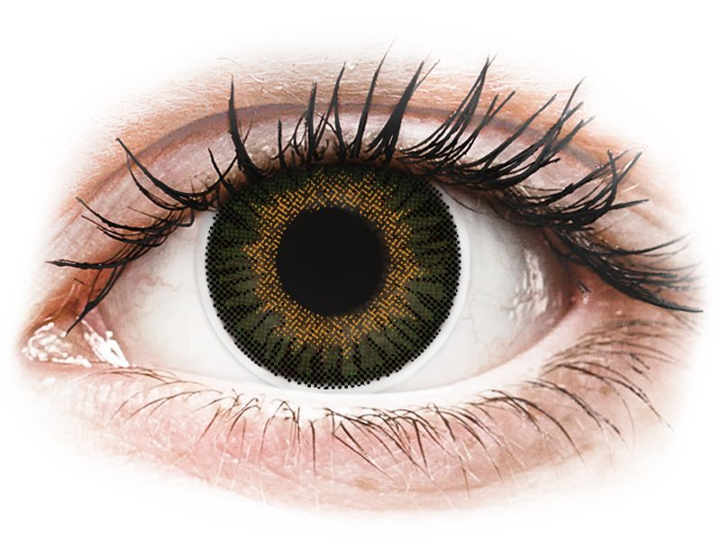 Lentile de contact colorate ColourVUE 3 Tones Green - fără dioptrie (2 lentile) Lentile de contact colorate ColourVUE 3 Tones Green - fără dioptrie (2 lentile)