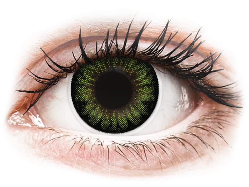 Lentile de contact colorate ColourVUE BigEyes Party Green - fără dioptrie (2 lentile) Lentile de contact colorate ColourVUE BigEyes Party Green - fără dioptrie (2 lentile)