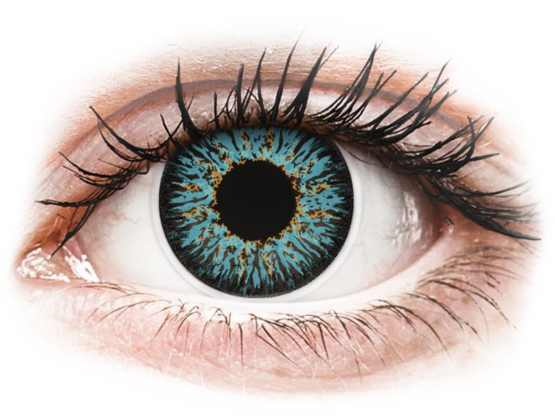 Lentile de contact colorate ColourVUE Glamour Aqua - fără dioptrie (2 lentile) Lentile de contact colorate ColourVUE Glamour Aqua - fără dioptrie (2 lentile)
