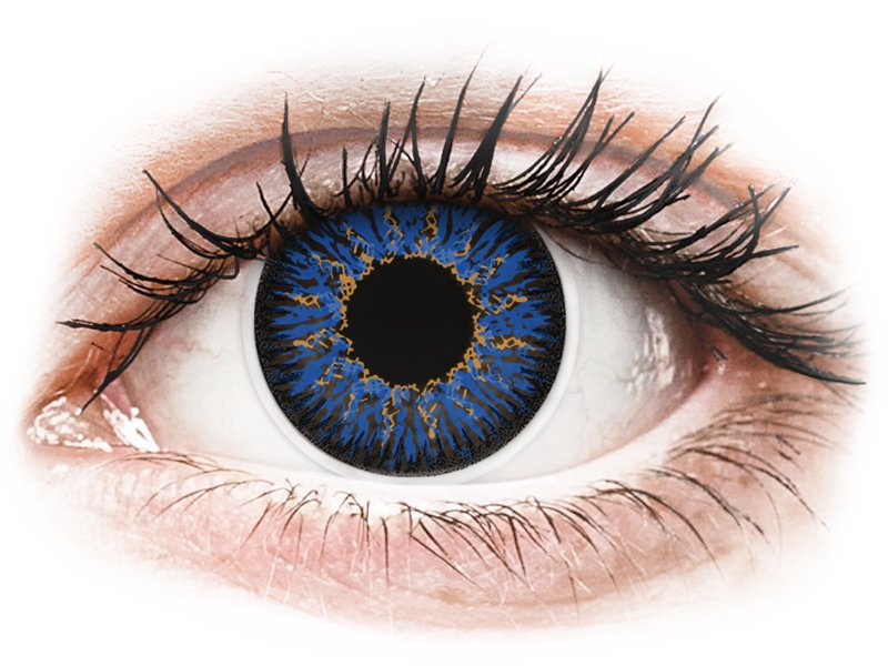 Lentile de contact colorate ColourVUE Glamour Blue - fără dioptrie (2 lentile) Lentile de contact colorate ColourVUE Glamour Blue - fără dioptrie (2 lentile)