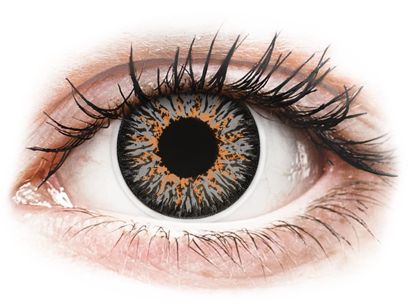 Lentile de contact colorate ColourVUE Glamour Grey - fără dioptrie (2 lentile) Lentile de contact colorate ColourVUE Glamour Grey - fără dioptrie (2 lentile)