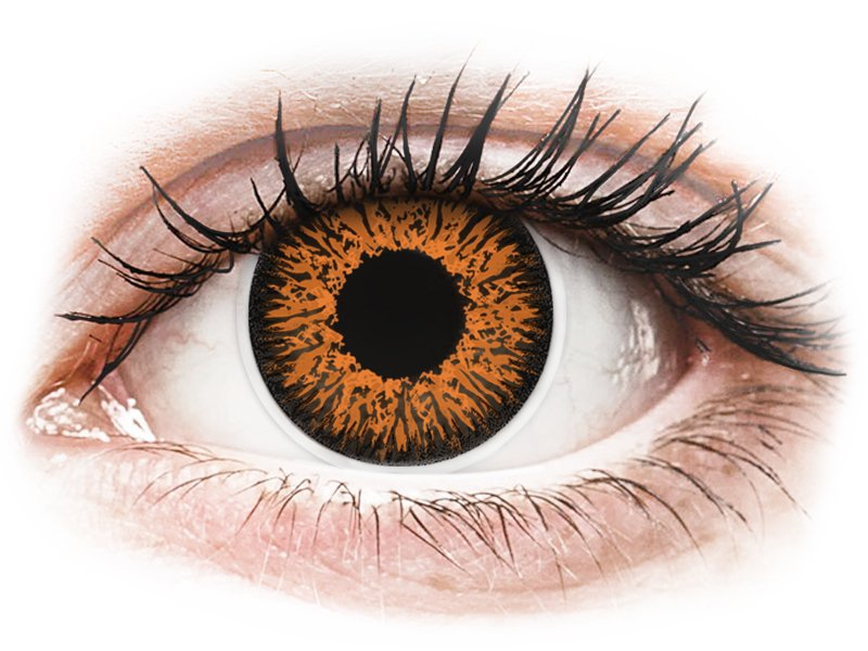 Lentile de contact colorate ColourVUE Glamour Honey - cu dioptrie (2 lentile) Lentile de contact colorate ColourVUE Glamour Honey - cu dioptrie (2 lentile)