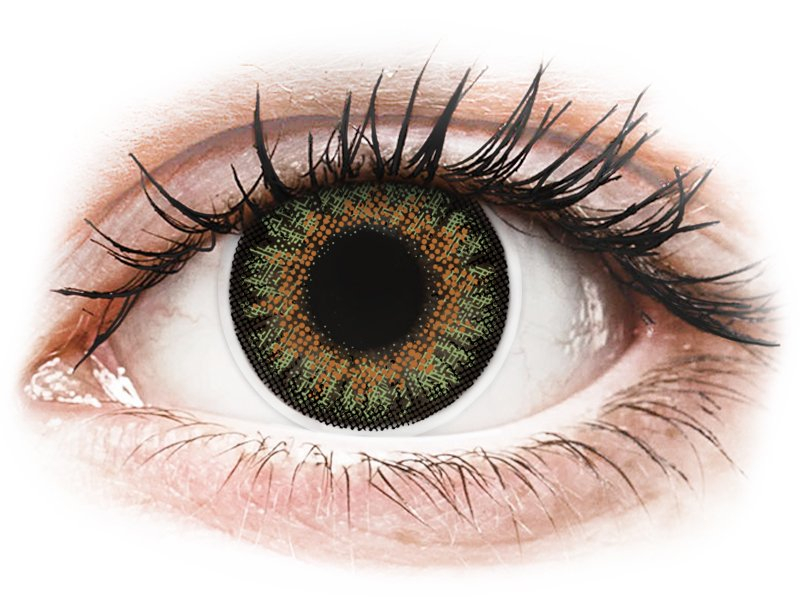 Lentile de contact colorate ColourVue One Day TruBlends Green - cu dioptrie (10 lentile) Lentile de contact colorate ColourVue One Day TruBlends Green - cu dioptrie (10 lentile)