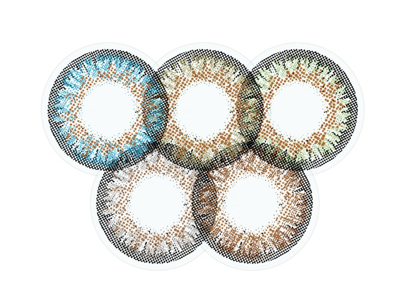 Lentile de contact colorate ColourVue One Day TruBlends Rainbow 1 - fără dioptrie (10 lentile) Lentile de contact colorate ColourVue One Day TruBlends Rainbow 1 - fără dioptrie (10 lentile)