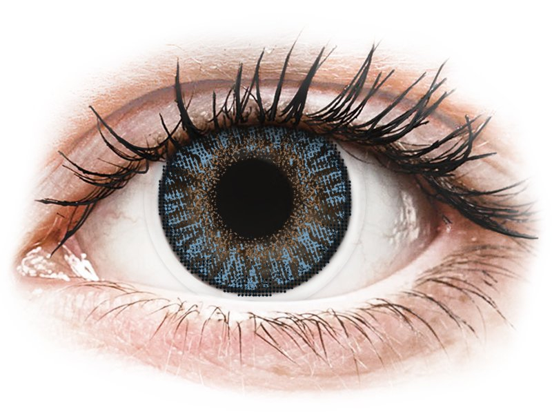 Lentile de contact colorate FreshLook ColorBlends Blue - cu dioptrie (2 lentile) Lentile de contact colorate FreshLook ColorBlends Blue - cu dioptrie (2 lentile)