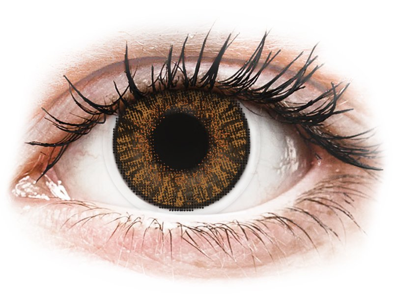 Lentile de contact colorate FreshLook ColorBlends Honey - cu dioptrie (2 lentile) Lentile de contact colorate FreshLook ColorBlends Honey - cu dioptrie (2 lentile)