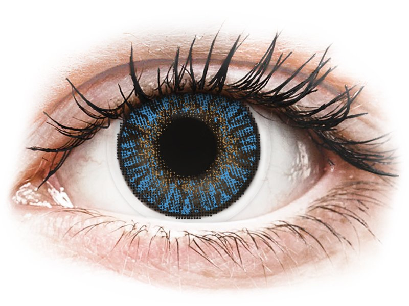Lentile de contact colorate FreshLook ColorBlends True Sapphire - fără dioptrie (2 lentile) Lentile de contact colorate FreshLook ColorBlends True Sapphire - fără dioptrie (2 lentile)