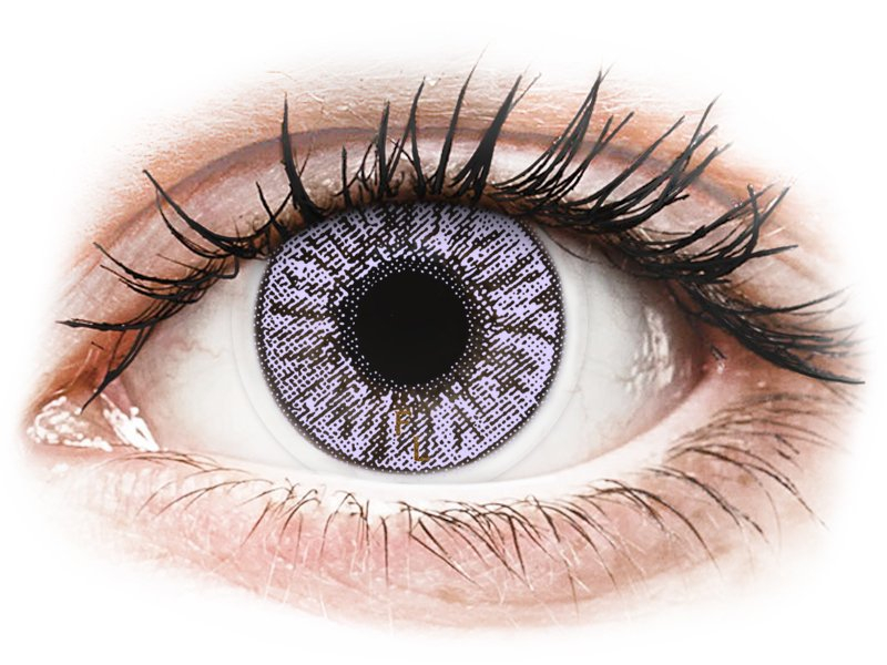 Lentile de contact colorate FreshLook Colors Violet - cu dioptrie (2 lentile) Lentile de contact colorate FreshLook Colors Violet - cu dioptrie (2 lentile)