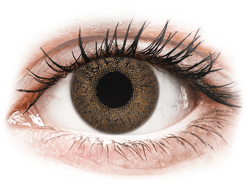 Lentile de contact colorate TopVue Color - Brown - fără dioptrie (2 lentile) Lentile de contact colorate TopVue Color - Brown - fără dioptrie (2 lentile)