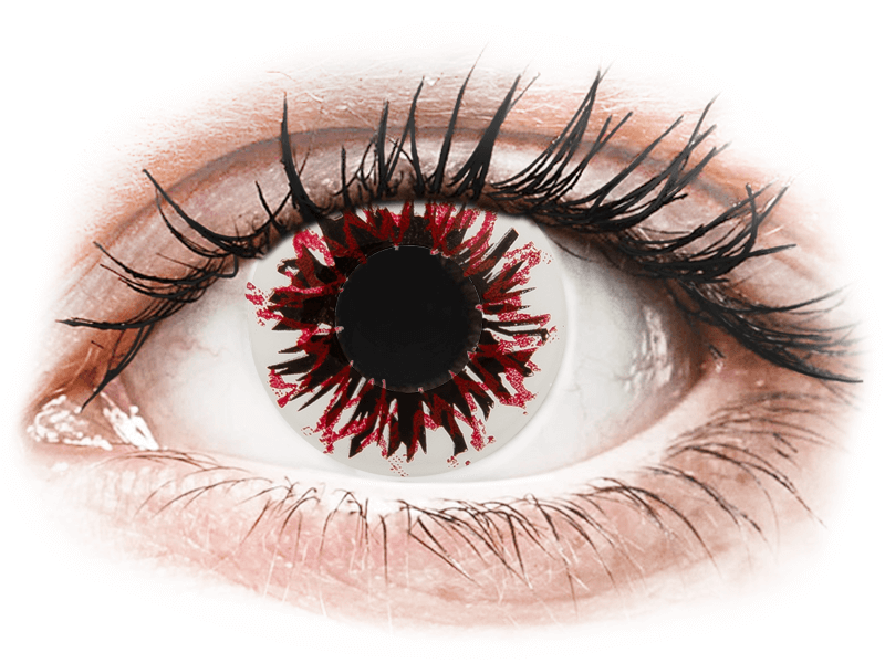 Lentile de contact colorate CRAZY LENS - Harlequin Black - lentile zilnice cu dioptrie (2 lentile) Lentile de contact colorate CRAZY LENS - Harlequin Black - lentile zilnice cu dioptrie (2 lentile)