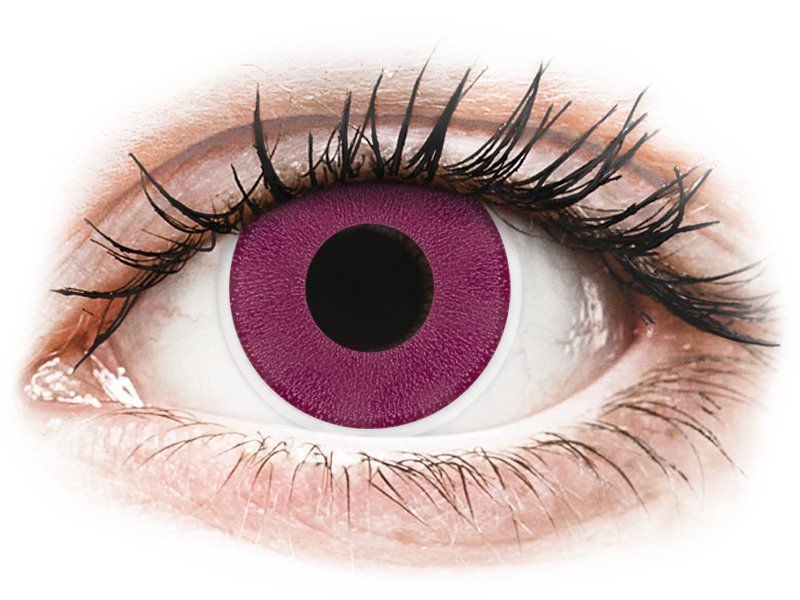 Lentile de contact colorate ColourVUE Crazy Lens - Purple - fără dioptrie (2 lentile) Lentile de contact colorate ColourVUE Crazy Lens - Purple - fără dioptrie (2 lentile)