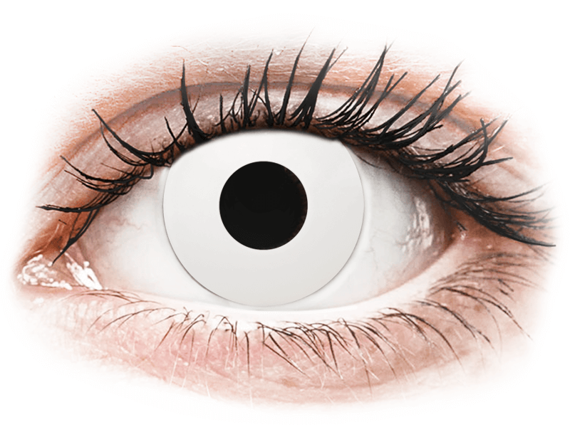 Lentile de contact colorate CRAZY LENS - WhiteOut - lentile zilnice fără dioptrie (2 lentile) Lentile de contact colorate CRAZY LENS - WhiteOut - lentile zilnice fără dioptrie (2 lentile)