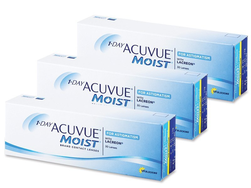 Lentile de contact zilnice 1 Day Acuvue Moist for Astigmatism (90 lentile) Lentile de contact zilnice 1 Day Acuvue Moist for Astigmatism (90 lentile)
