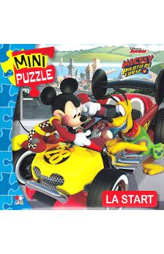 Disney Junior. Mini puzzle: Mickey si pilotii de curse - La start Disney Junior. Mini puzzle: Mickey si pilotii de curse - La start