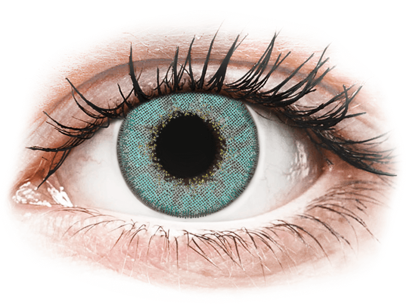 Lentile de contact colorate TopVue Daily Color - Turquoise - lentile zilnice cu dioptrie (2 lentile) Lentile de contact colorate TopVue Daily Color - Turquoise - lentile zilnice cu dioptrie (2 lentile)