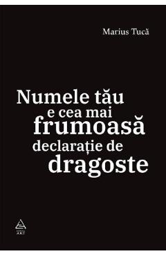 Numele tau e cea mai frumoasa declaratie de dragoste - Marius Tuca Numele tau e cea mai frumoasa declaratie de dragoste - Marius Tuca