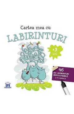 Cartea mea cu labirinturi. 46 de labirinturi refolosibile + carioca Cartea mea cu labirinturi. 46 de labirinturi refolosibile + carioca
