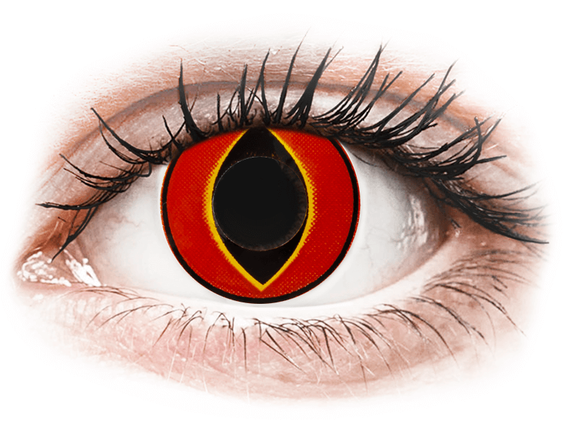Lentile de contact colorate ColourVUE Crazy Lens - Mad Frog - plano (2 lenses) Lentile de contact colorate ColourVUE Crazy Lens - Mad Frog - plano (2 lenses)