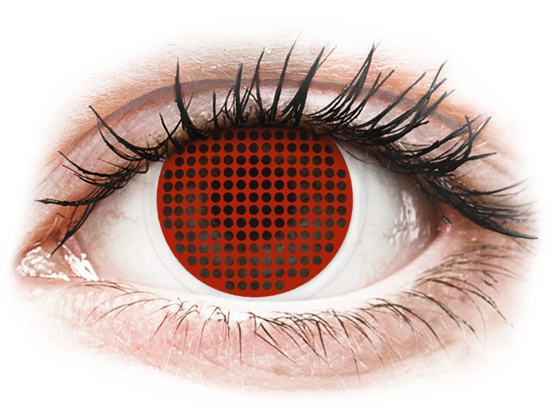 Lentile de contact colorate ColourVUE Crazy Lens - Red Screen - plano (2 lenses) Lentile de contact colorate ColourVUE Crazy Lens - Red Screen - plano (2 lenses)