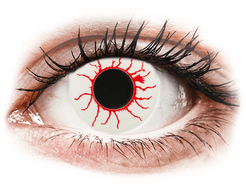 Lentile de contact colorate CRAZY LENS - Red Viper - lentile zilnice cu dioptrie (2 lentile) Lentile de contact colorate CRAZY LENS - Red Viper - lentile zilnice cu dioptrie (2 lentile)