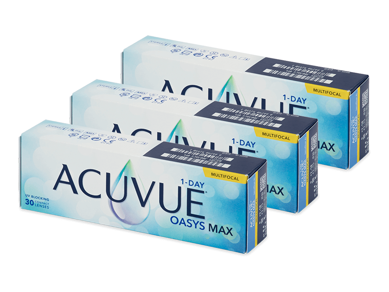 Lentile de contact zilnice Acuvue Oasys Max 1-Day Multifocal (90 lentile) Lentile de contact zilnice Acuvue Oasys Max 1-Day Multifocal (90 lentile)