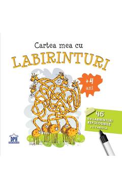 Cartea mea cu labirinturi. 46 de labirinturi refolosibile + o carioca 4 ani+ Cartea mea cu labirinturi. 46 de labirinturi refolosibile + o carioca 4 ani+