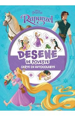 Disney Printese: Rapunzel. Desene de poveste. Carte cu autocolante Disney Printese: Rapunzel. Desene de poveste. Carte cu autocolante