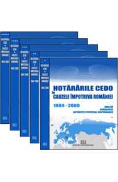 Set 5 vol. Hotararile CEDO in cauzele impotriva Romaniei 1994-2009 Set 5 vol. Hotararile CEDO in cauzele impotriva Romaniei 1994-2009
