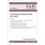 Legislatia privind profesia de avocat. Actualizat la 22. 02. 2022 Legislatia privind profesia de avocat. Actualizat la 22. 02. 2022
