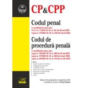 Codul penal. Codul de procedura penala. Editia a 28-a actualizata la 4 septembrie 2022 - Petrut Ciobanu Codul penal. Codul de procedura penala. Editia a 28-a actualizata la 4 septembrie 2022 - Petrut Ciobanu