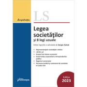 Legea societatilor si 8 legi uzuale. Actualizata 15 februarie 2023 - Sergiu Golub Legea societatilor si 8 legi uzuale. Actualizata 15 februarie 2023 - Sergiu Golub