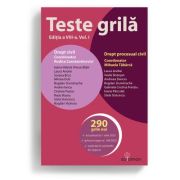 Teste grila. Editia a 8-a. Vol. 1. Drept civil • Drept procesual civil - Mihaela Tabarca, Rodica Constantinovici Teste grila. Editia a 8-a. Vol. 1. Drept civil • Drept procesual civil - Mihaela Tabarca, Rodica Constantinovici