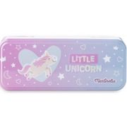 Trusa de machiaj in cutie de metal cu 3 compartimente, Martinelia little unicorn Trusa de machiaj in cutie de metal cu 3 compartimente, Martinelia little unicorn