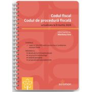 Codul fiscal si Codul de procedura fiscala. Editie spiralata, actualizate la 8 martie 2024 - Marilena Ene Codul fiscal si Codul de procedura fiscala. Editie spiralata, actualizate la 8 martie 2024 - Marilena Ene